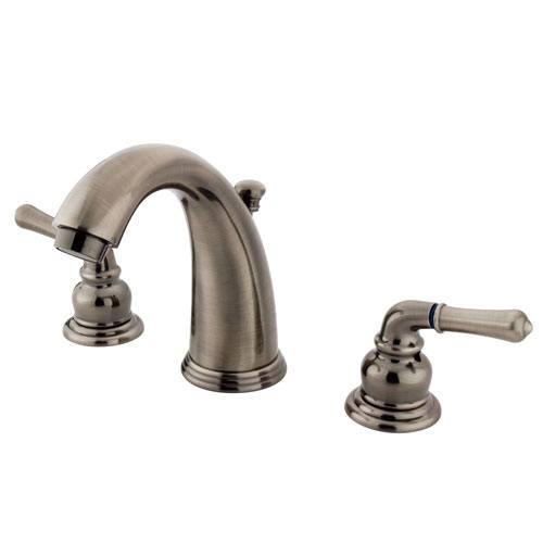 Kingston Brass Vintage Nickel Magellan 2 handle widespread bathroom faucet KB983