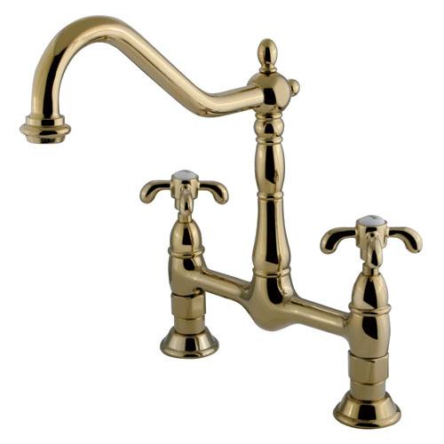 Kingston Polished Brass French Country 8