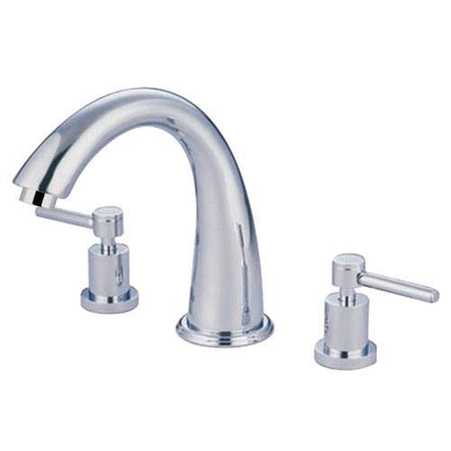 Kingston Brass Concord Chrome Two Handle Roman tub filler faucet KS2361DL