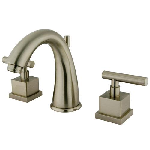 Kingston Brass Claremont Satin Nickel Widespread Bathroom Faucet KS2968CQL