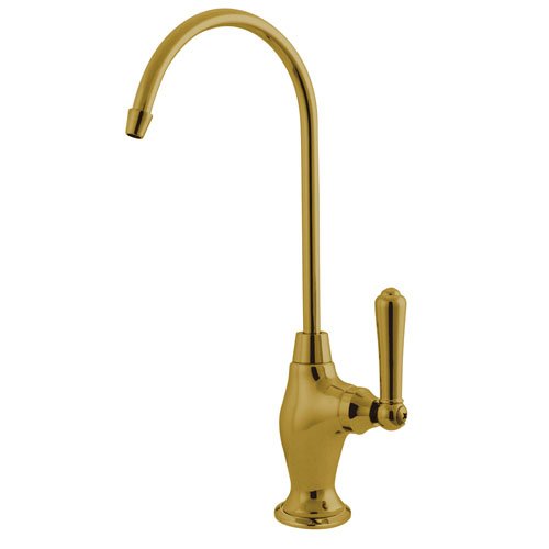 Kingston Polished Brass Magellan 1/4 turn water filtration faucet KS3192NML