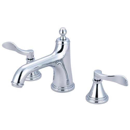 Kingston Chrome NuFrench widespread Bathroom faucet with brass pop up KS9961DFL