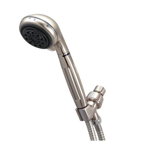 Kingston Brass Satin Nickel 5 Setting Hand Shower Head Faucet with Hose KSX2528B