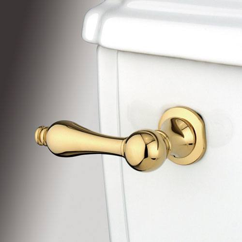 Kingston Brass Polished Brass Victorian Toilet Tank Flush Handle Lever KTAL2