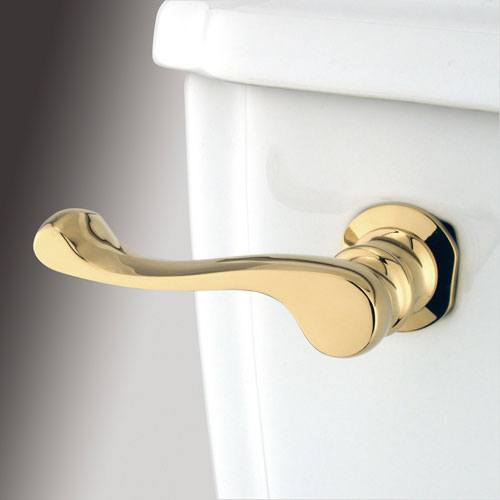 Kingston Brass Polished Brass French Toilet Tank Flush Handle Lever KTFL2