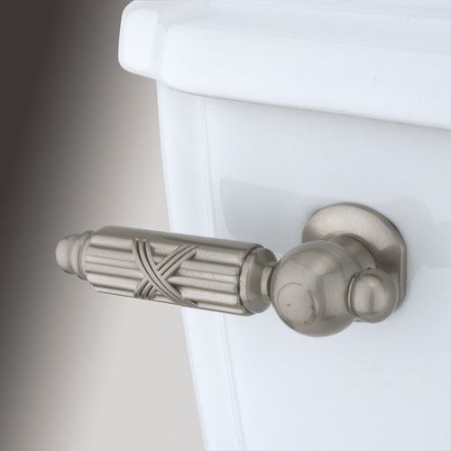 Kingston Brass Satin Nickel Georgian toilet tank flush handle lever KTGL8