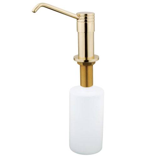 Kingston Brass Polished Brass Milano deck mount Easy Fill Soap Dispenser SD2602