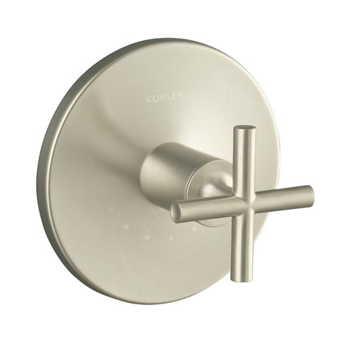 Kohler 064V Purist Brushed Nickel Cross Hdl Thermostatic Shower Control