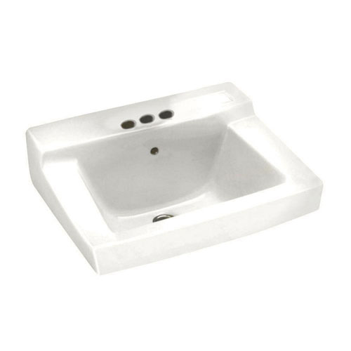 American Standard Declyn Wall-Mounted Bathroom Sink in White 100016 American Standard Declyn Wall-Mounted Bathroom Sink in White 100016