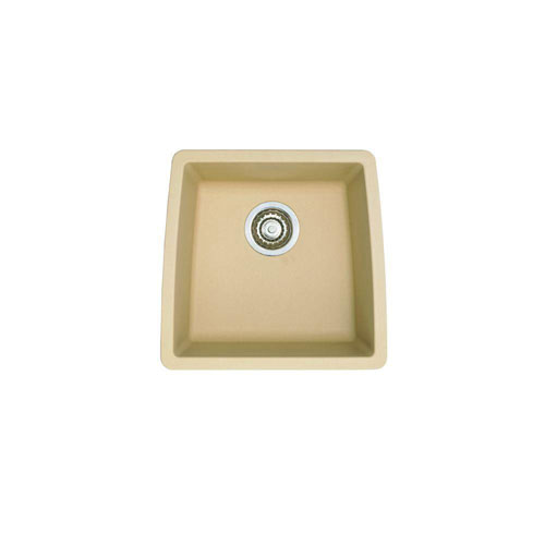 Blanco Performa Undermount Granite Composite 17.5 inch 0-Hole Single Bowl Bar Sink in Biscotti 523247