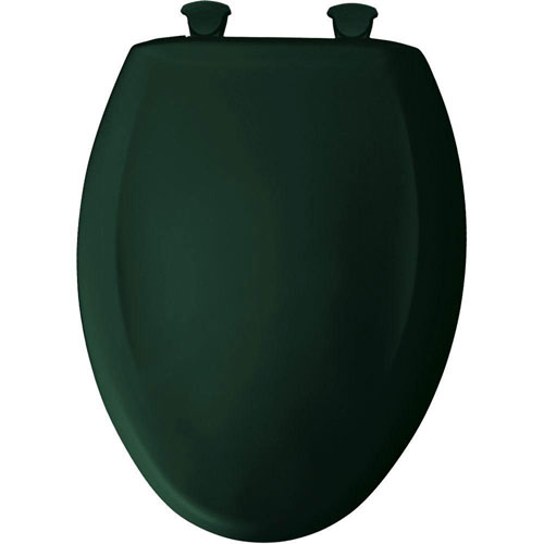 Bemis Slow Close STA-TITE Elongated Closed Front Toilet Seat in Timberline 480867