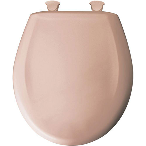 Bemis Round Closed Front Toilet Seat in Petal Pink 529680