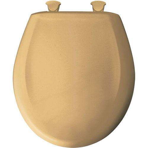 Bemis Round Closed Front Toilet Seat in Chamois 529692