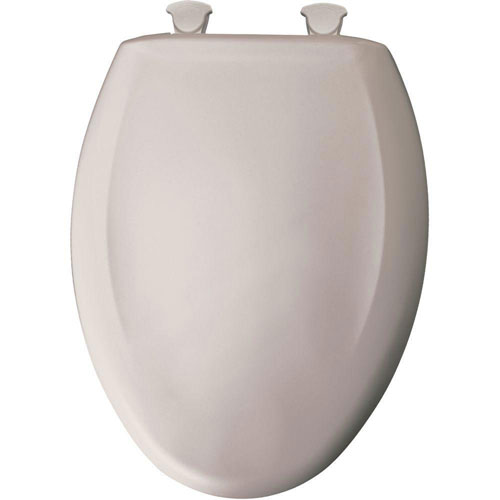Bemis Slow Close STA-TITE Elongated Closed Front Toilet Seat in Heather 529807