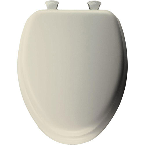 Mayfair Soft Elongated Closed Front Toilet Seat in Bone 877429