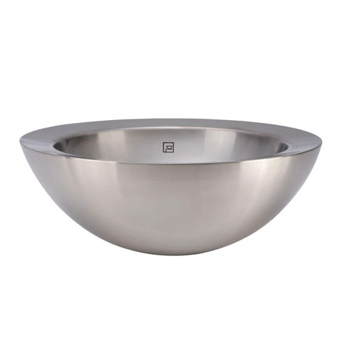 Decolav Simply Stainless Vessel Sink in Polished Stainless Steel 789429