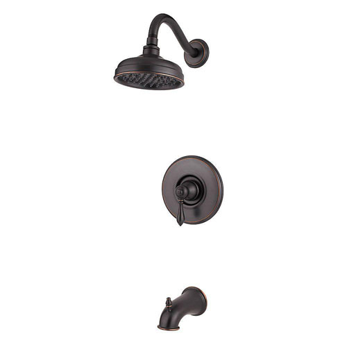 Price Pfister Marielle 1-Handle Tub and Shower Faucet Trim Kit in Tuscan Bronze (Valve Not Included) 375133