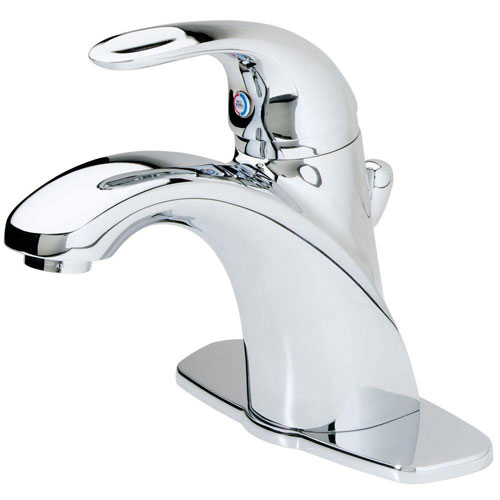 Price Pfister Parisa Single Control 4 inch Centerset 1-Handle Bathroom Faucet in Polished Chrome 475842