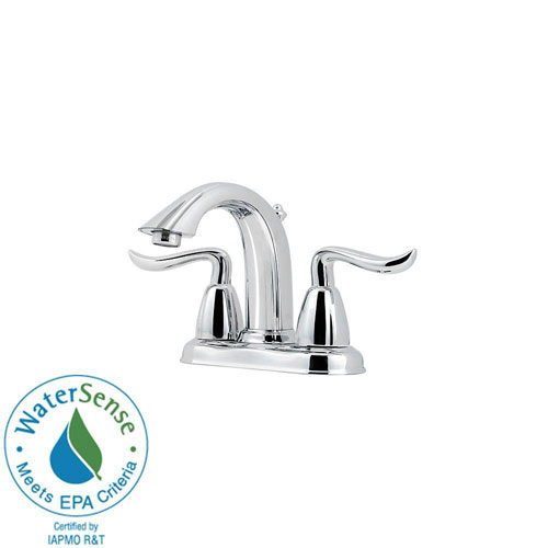 Price Pfister Santiago 4 inch Centerset 2-Handle Bathroom Faucet in Polished Chrome 544541