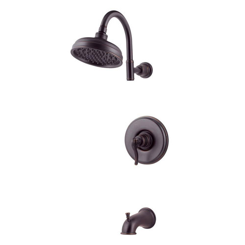 Price Pfister Ashfield 1-Handle Tub and Shower Faucet Trim Kit in Tuscan Bronze 786649