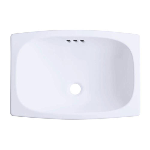Sterling Stinson Drop-in Bathroom Sink in White 663167