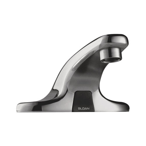 Sloan Valve ETF-600-P Optima Transformer Powered Sensor Activated 4-inch Centerset Electronic Hand Washing Faucet, Chrome 437757 Sloan Valve ETF-600-P Optima Transformer Powered Sensor Activated 4-inch Centerset Electronic Hand Washing Faucet, Chrome 437757